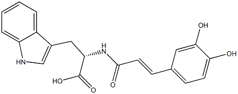 caffeoyltryptophan Struktur
