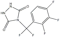 4-pentafluorobenzyl-1,2,4-triazolidine-3,5-dione Structure