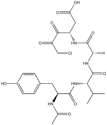 N-acetyl-tyrosyl-valyl-alanyl-aspartyl chloromethyl ketone