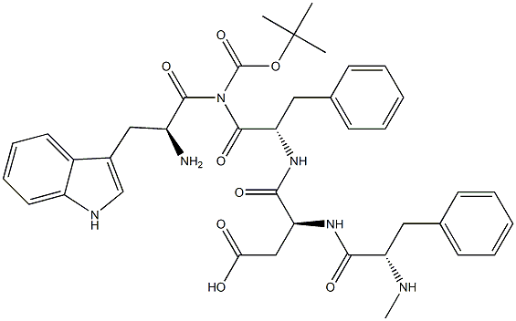 tert-butyloxycarbonyl-tryptophyl-(N-methyl)phenylalanyl-aspartyl-phenylalaninamide
