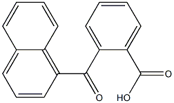 ortho-(1-naphthoyl)benzoic acid Struktur