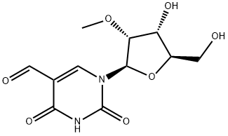 5-formyl-2'-O-methyluridine 化学構造式