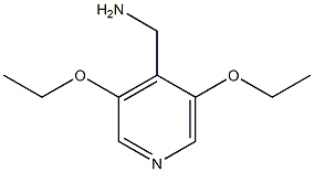 3,5-diethoxy-4-aminomethylpyridine Struktur