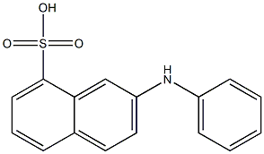 2-anilinonaphthalene-8-sulfonic acid Struktur