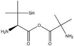 penicillamyl-alpha-aminoisobutyric acid Structure