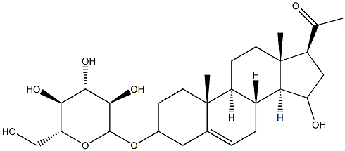 3-O-glucopyranosyl-3,15-dihydroxypregn-5-en-20-one