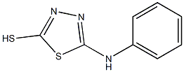 2-mercapto-5-phenylamino-1,3,4-thiadiazole Structure