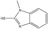 2-MERCAPTO-1-METHYLBENZIMIDAZOLE Struktur