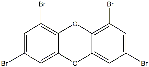 2,4,6,8-TETRABROMODIBENZO-PARA-DIOXIN Structure