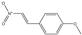 4-METHOXY-TRANS-BETA-NITROSTYRENE Structure