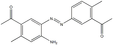5,5'-DIACETYLAMINO-4,4'-DIMETHYLAZOBENZENE Struktur