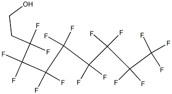 3,3,4,4,5,5,6,6,7,7,8,8,9,9,10,10-HEPTADECAFLUORODECAN-1-OL Struktur
