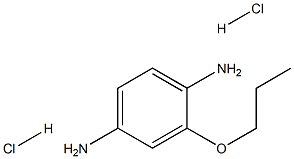 2-N-PROPOXY-1,4-PHENYLENEDIAMINEDIHYDROCHLORIDE,,结构式