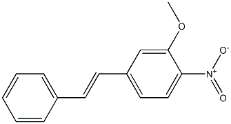 3METHOXY4NITROSTILBENE Structure
