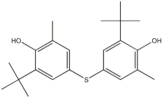 3-TERT-BUTYL-4-HYDROXY-5-METHYLPHENYLSULPHIDE Struktur