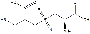 S-(2-CARBOXY-3-MERCAPTOPROPYL)CYSTEINE,DISULPHIDE Struktur