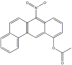 11-ACETOXY-7-NITROBENZ(A)ANTHRACENE Struktur
