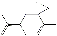(7R)-7-ISOPROPENYL-4-METHYL-1-OXA-SPIRO(2,5)OCT-4-ENE Struktur
