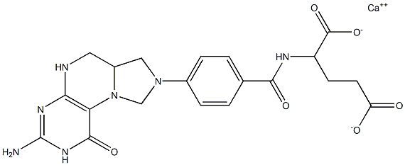 CALCIUM5,10-METHYLENETETRAHYDROFOLATE Struktur