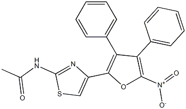 2-ACETYL-AMINO-4-(3,4-DIPHENYL-5-NITRO-2-FURYL)THIAZOLE