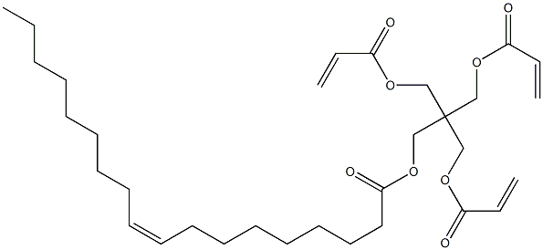 PENTAERYTHRITOLMONOOLEATETRIACRYLATE 化学構造式