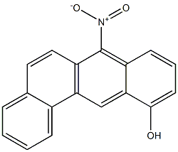 11-HYDROXY-7-NITROBENZ(A)ANTHRACENE Structure