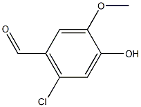 6-CHLOROVANILLIN Structure