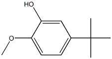 4-TERT-BUTYLCATECHOL-MONOMETHYLETHER Structure