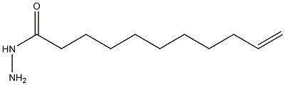 UNDEC-10-ENOHYDRAZIDE Struktur