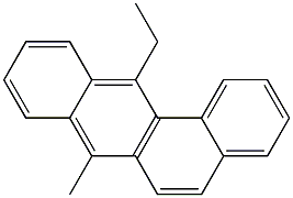 BENZ(A)ANTHRACENE,7-METHYL-12-ETHYL- Struktur
