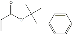 BENZENETHANOL,ALPHA,ALPHA-DIMETHYL-,PROPANOATE 化学構造式