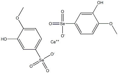 CALCIUM3-HYDROXY-4-METHOXYBENZOLSELENONATE Structure