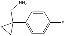 [1-(4-Fluorophenyl)cyclopropyl]methylamine Structure