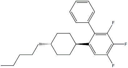 3,4,5-triifluoro-1-(trans-4-pentylcyclohexyl)phenyl benzene|