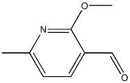 2-Methoxy-6-methylpyridine-3-carboxaldehyde Structure