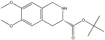 (S)-6,7-dimethoxy-1,2,3,4-tetrahydroiso quinoline-3- carboxylic tertbutyl ester ( For Moexipril ) Struktur