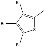 3,4,5-三溴-2-甲基噻吩, , 结构式