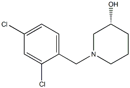 (3R)-1-(2,4-dichlorobenzyl)piperidin-3-ol Structure