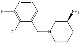 (3S)-1-(2-chloro-3-fluorobenzyl)piperidin-3-amine