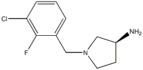 (3S)-1-(3-chloro-2-fluorobenzyl)pyrrolidin-3-amine