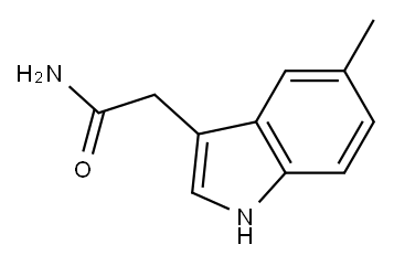 2-(5-methyl-1H-indol-3-yl)acetamide Structure