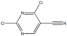 2,4-dichloropyrimidine-5-carbonitrile Struktur