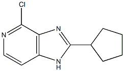 4-chloro-2-cyclopentyl-1H-imidazo[4,5-c]pyridine Structure