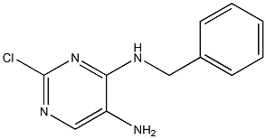 N4-benzyl-2-chloropyrimidine-4,5-diamine Structure