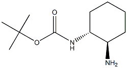 (1R,2R)-Boc-1,2-diaminocyclohexane 结构式