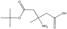 Boc-3-amino-3-methyl-butyric acid Structure
