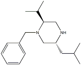 (2S,5R)-1-BENZYL-5-(2-METHYLPROPYL)-2-(PROPAN-2-YL)PIPERAZINE