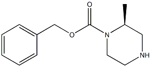 (S)-BENZYL 2-METHYLPIPERAZINE-1-CARBOXYLATE Structure