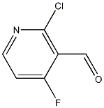 2-CHLORO-4-FLUORONICOTINALDEHYDE Structure