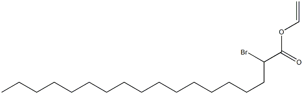 vinyl 2-bromostearate Struktur